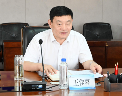 王佳喜与上海创力集团公司总经理张世洪举行会谈