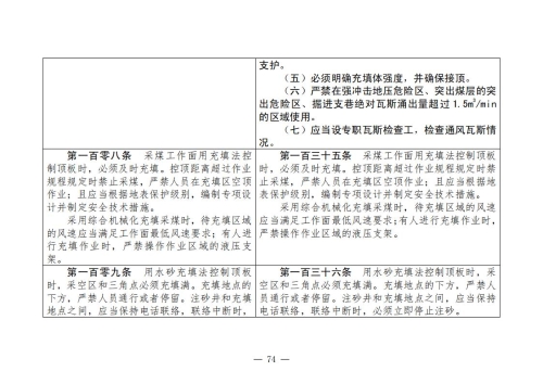 煤矿安全规程2025版新旧对照表_74