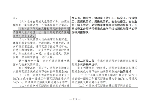 煤矿安全规程2025版新旧对照表_119